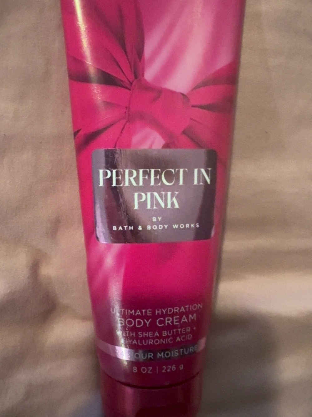 Bath & Body Works Perfect In Pink Body Cream - Bright Pink
